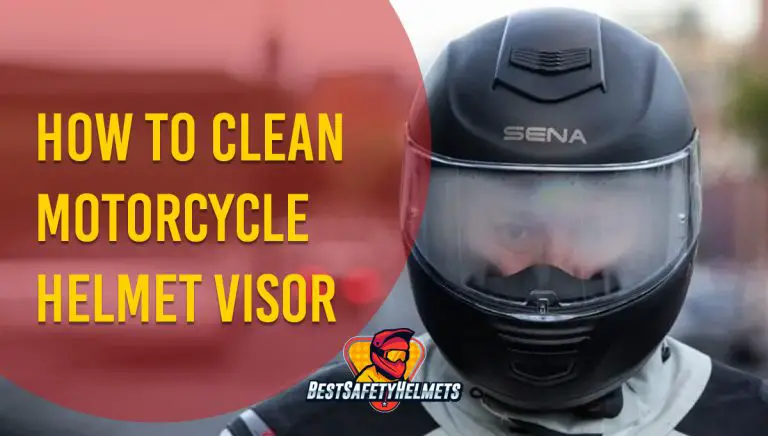 How to Clean Motorcycle Helmet Visor: (5 Easy Steps)