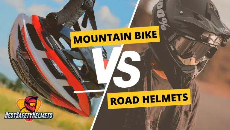 Road vs mountain bike helmet