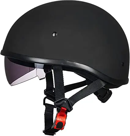 ILM Motorcycle Half Helmet with Sunshield