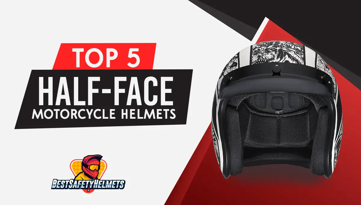 The 5 Best Motorcycle Half Helmets No Mushroom (2022 Reviews)